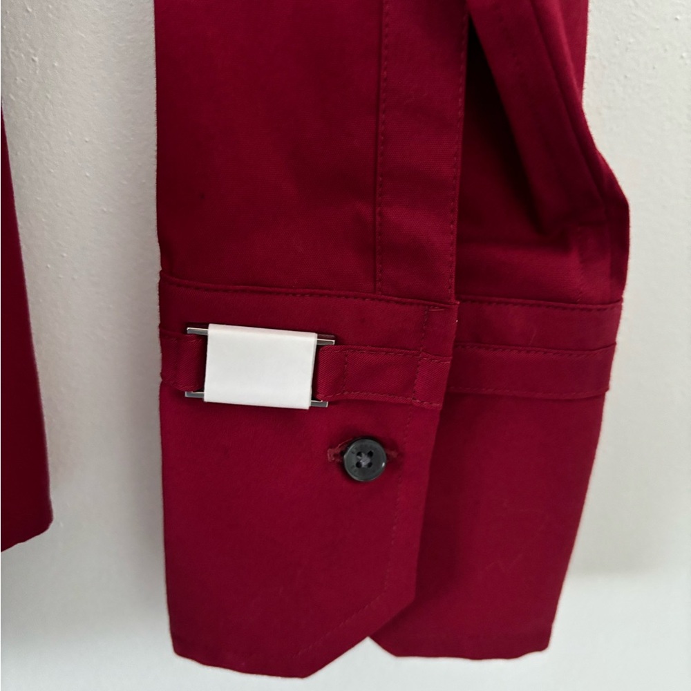 Express Deep Red Collared Shirt - Picture 3 of 11